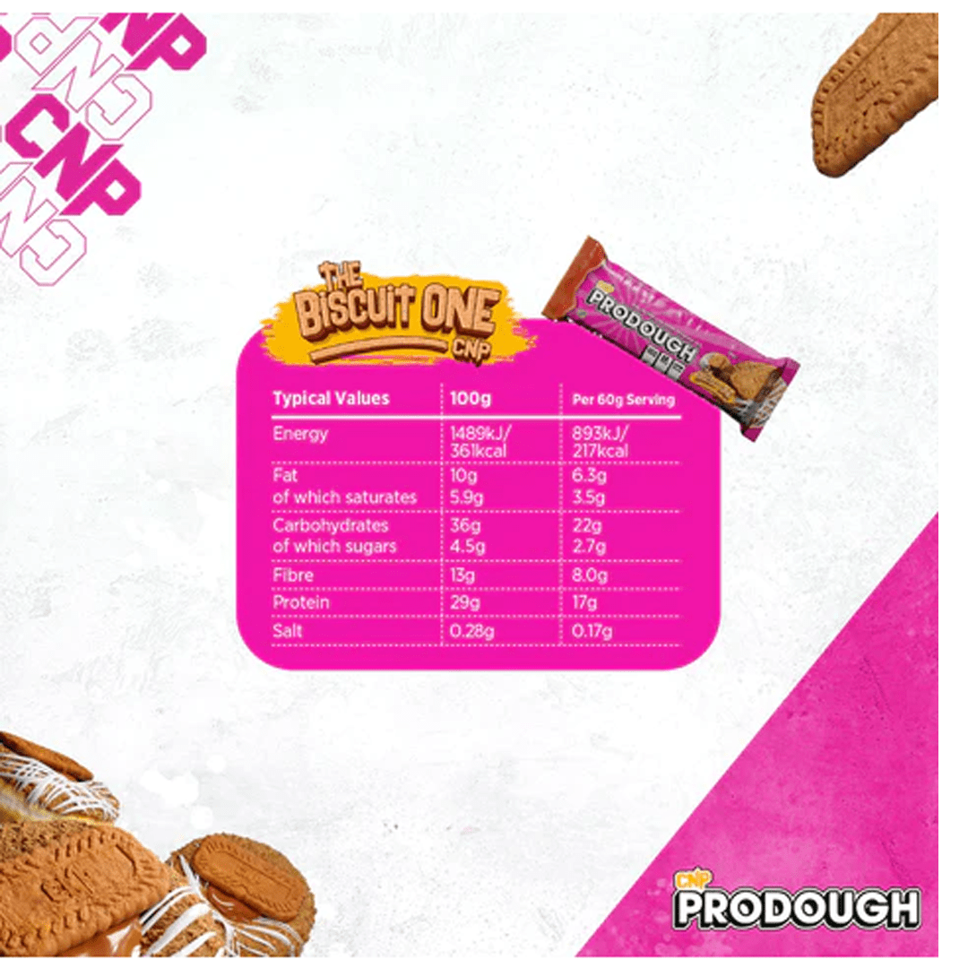 CNP Prodough Protein Bars 12x60g