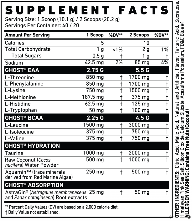 GHOST® Amino V2 (40 Servings)