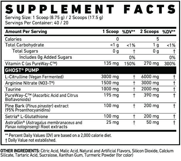 GHOST® Pump V2 (40 Servings)