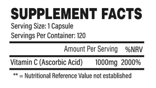 TBJP Vit-C 1000mg (120 Servings)