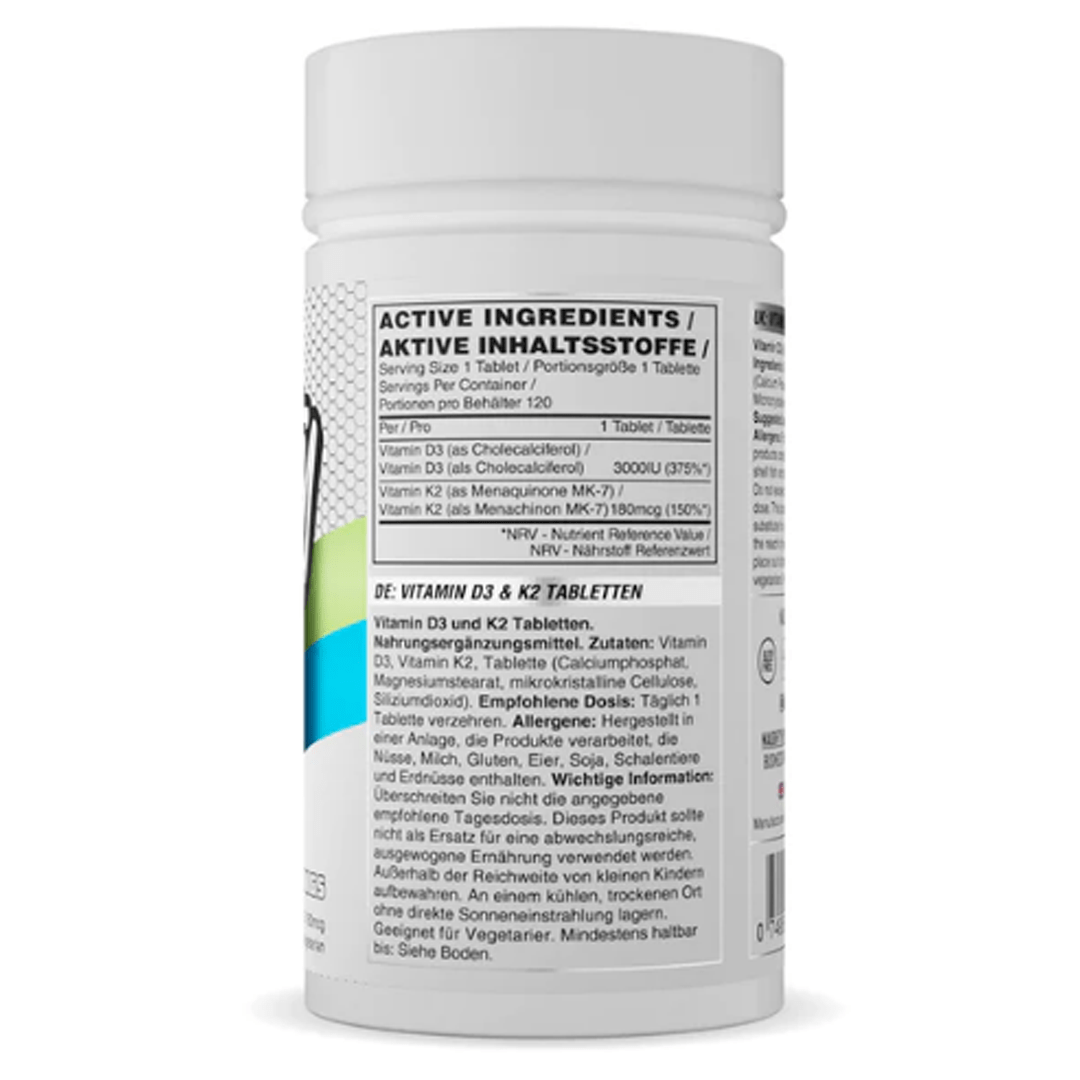 Naughty Boy Vitamin D3 +K2 (120 Servings)