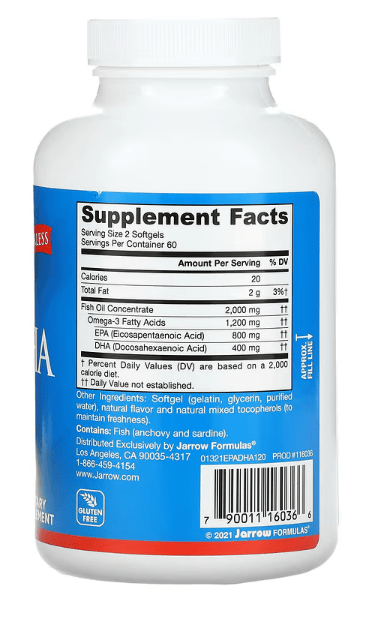 EPA/DHA Balance (120 or 240 Softgels)
