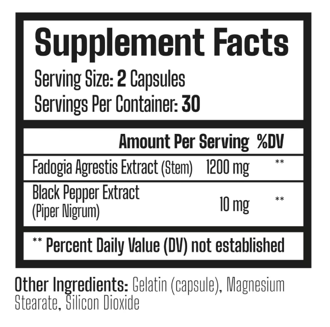 Fadogia Agrestis (60 Capsules)