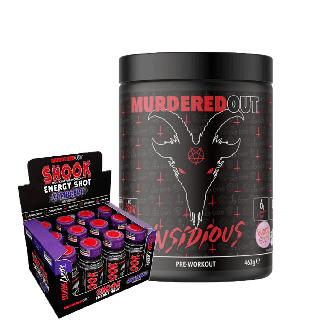 Murdered Out Stack (Pre-Workout & Full Box Energy Shots)