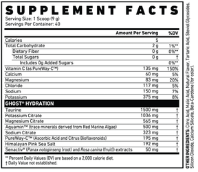 GHOST® Hydration (40 Servings)