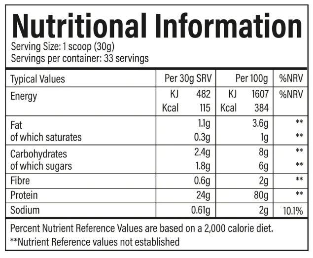 Performance Isolate 1kg (33 Servings)