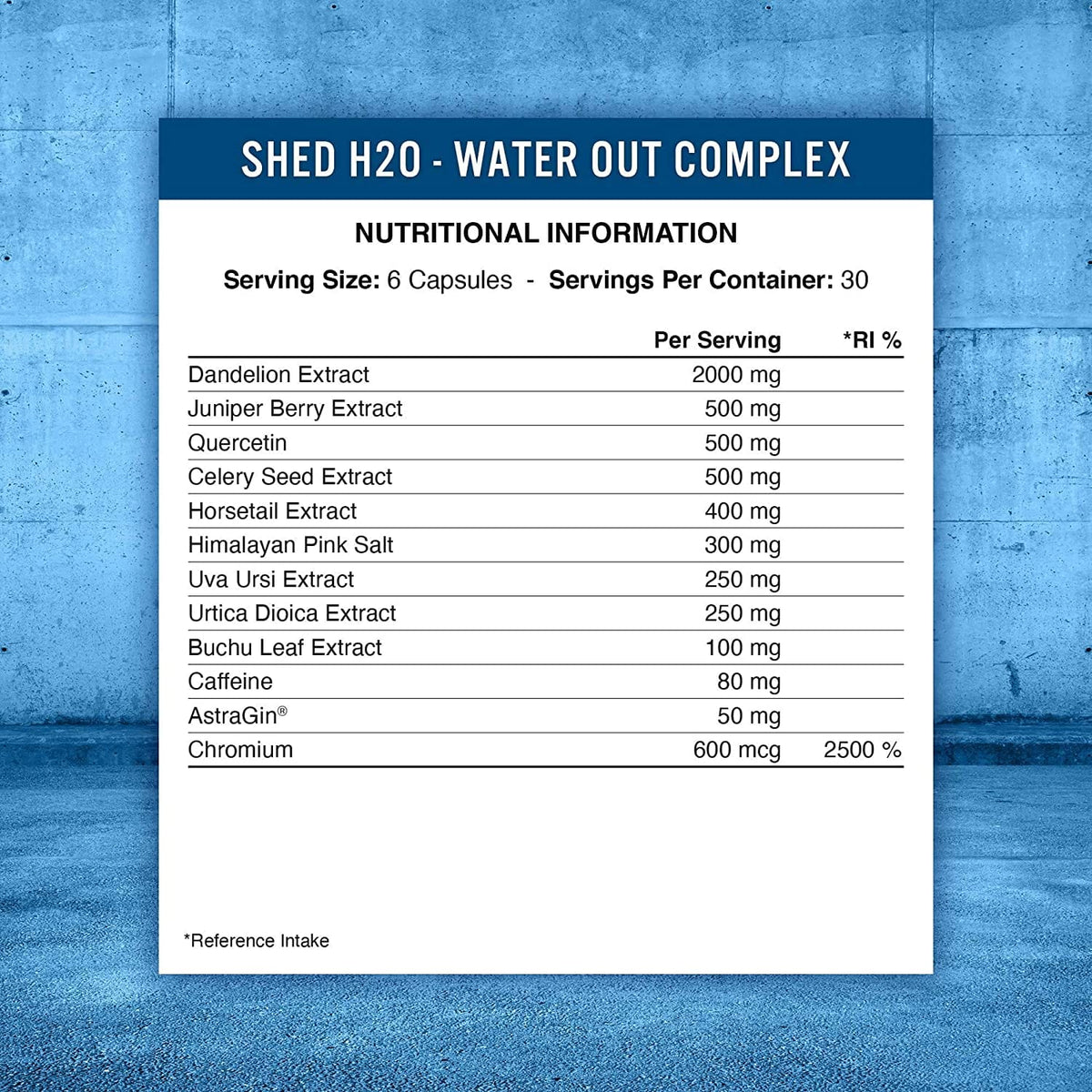 Shed H20 - Water Out Complex